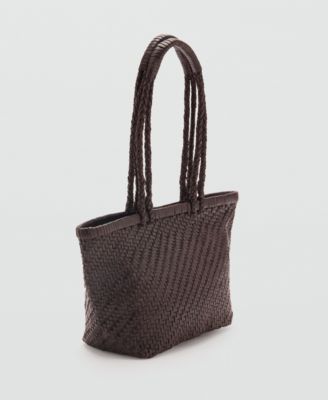 Women's Braided Leather Shoulder Bag