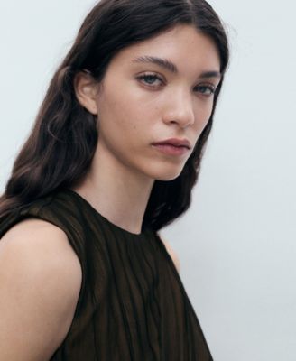 Women's Contrasting Textured Dress