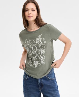 Lucky Brand - Women's Western Rope Frame Classic Crew Tee