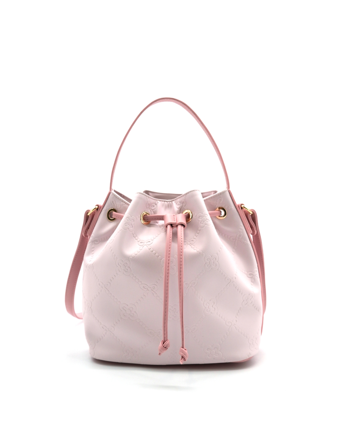 Mirage Bucket Top Handle Crossbody Bag - Pink