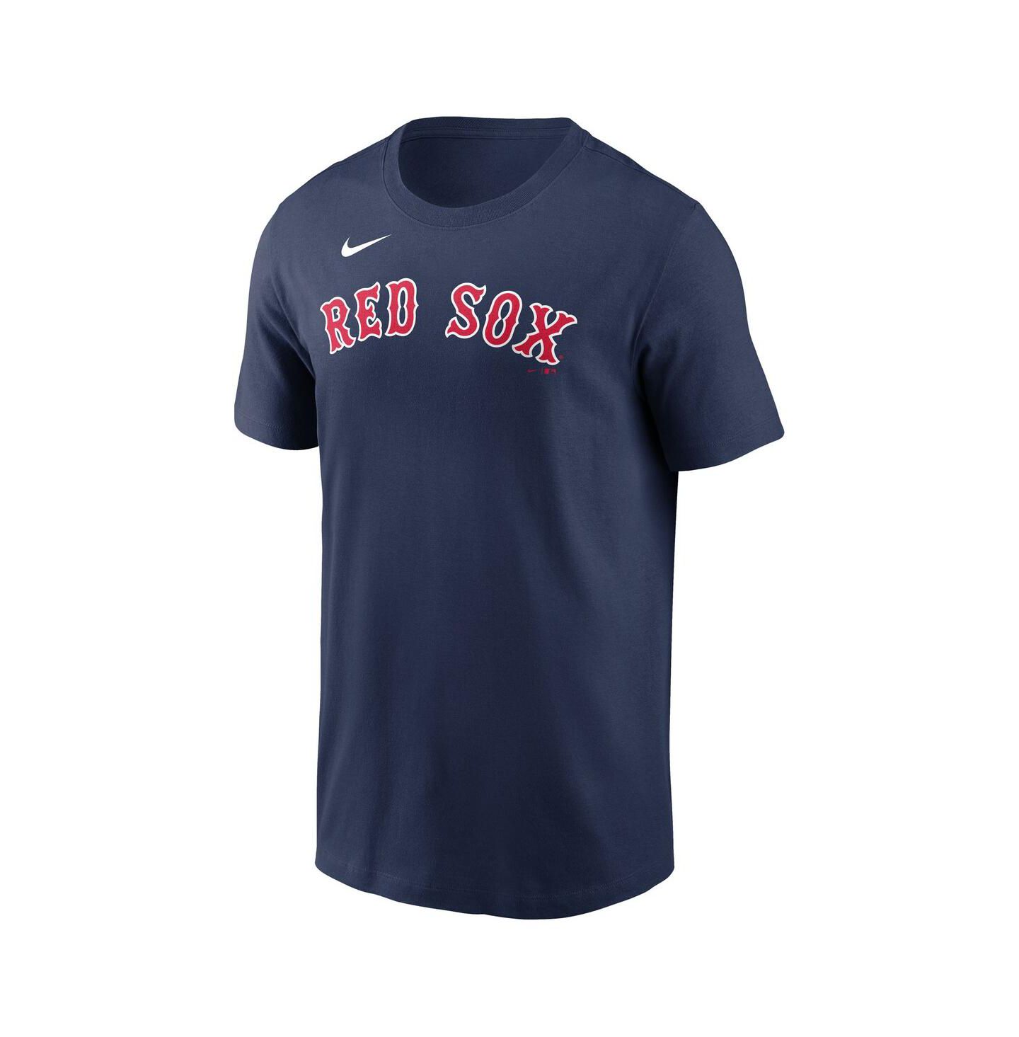 Мужская футболка Nike Roman Anthony Navy Boston Red Sox Fuse Name & Number — фото 3