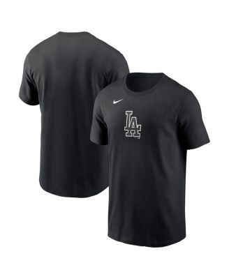 Nike - Men's Black Los Angeles Dodgers Lights Out Color Pop T-Shirt