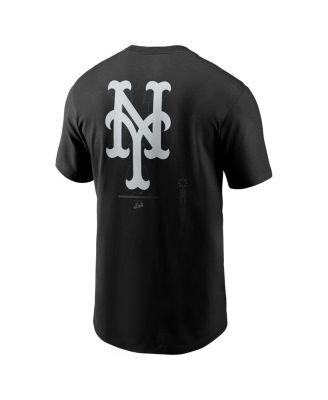 Men's Black New York Mets Lights Out Bar Loading T-Shirt