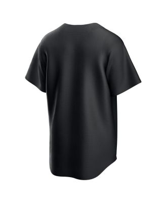 Men's Black Cleveland Guardians Lights Out Replica Jersey