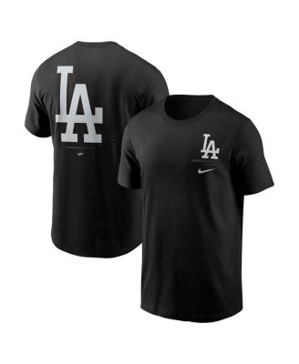 Nike - Men's Black Los Angeles Dodgers Lights Out Bar Loading T-Shirt