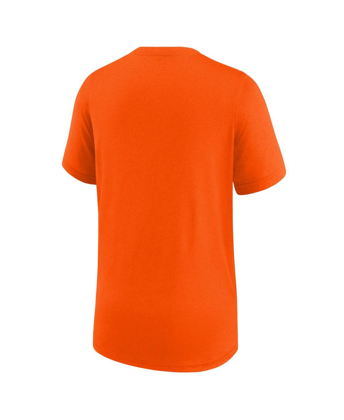 Nike Big Boys And Girls Orange Cleveland Browns Icon Legend T-shirt In Orange