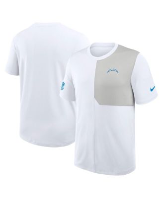 Nike - Men's White Los Angeles Chargers Sideline UV Performance Coach Shirt
