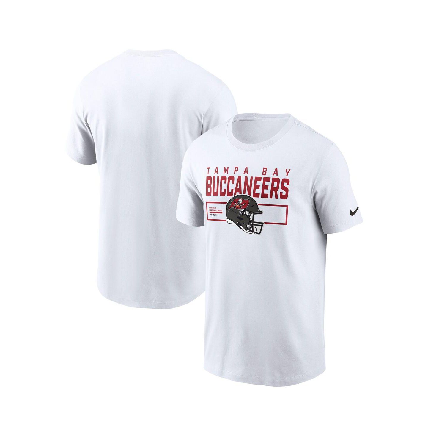 Мужская футболка Nike White Tampa Bay Buccaneers Primetime Helmet Essential — фото 1