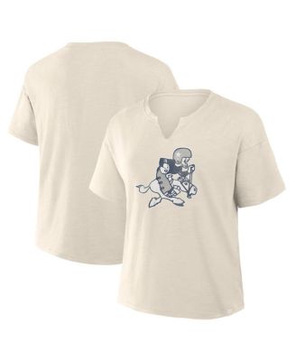 Fanatics - Women's Cream Dallas Cowboys Trick Play Slub Boxy T-Shirt