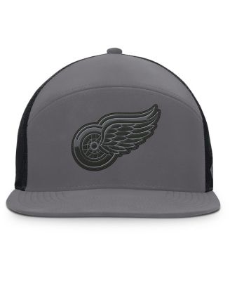 Men's Charcoal/Black Detroit Red Wings Fairweather Adjustable Hat
