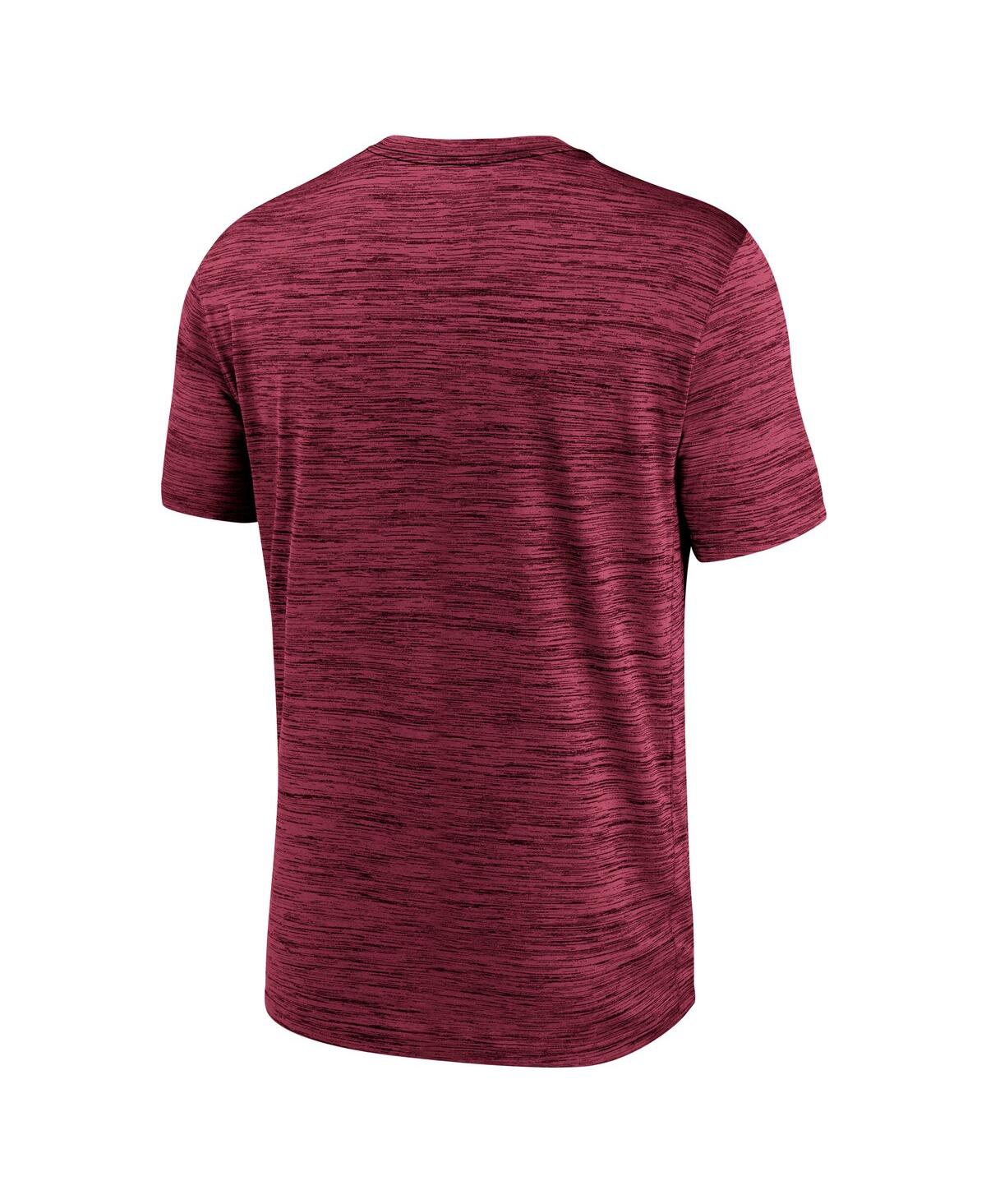 Nike Men's Crimson Alabama Crimson Tide Campus Center Block Velocity Performance T-Shirt