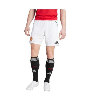 adidas - Men's White Manchester United 2025/26 Home AEROREADY Replica Shorts