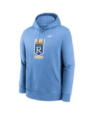 Men's Light Blue Kansas City Royals Cooperstown Collection Pullover Hoodie