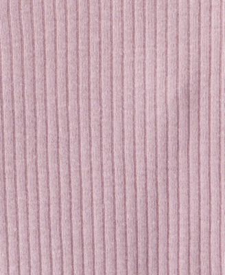 Baby Long-Sleeve Ribbed Bodysuits, 4 Pack