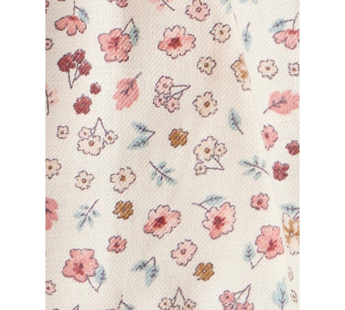 Carter's Baby Girls Cotton Floral-print Headwrap, T-shirt & Pants, 3 Piece Set In Multi