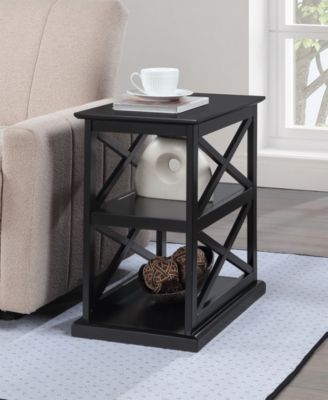14" Rubber wood Coventry Chairside End Table