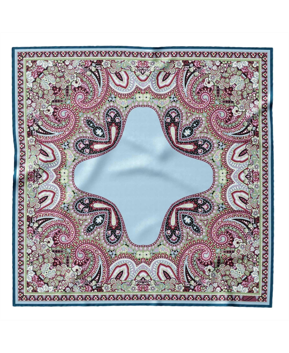 Men's Perugia - Silk Pocket Square for Men - Blush