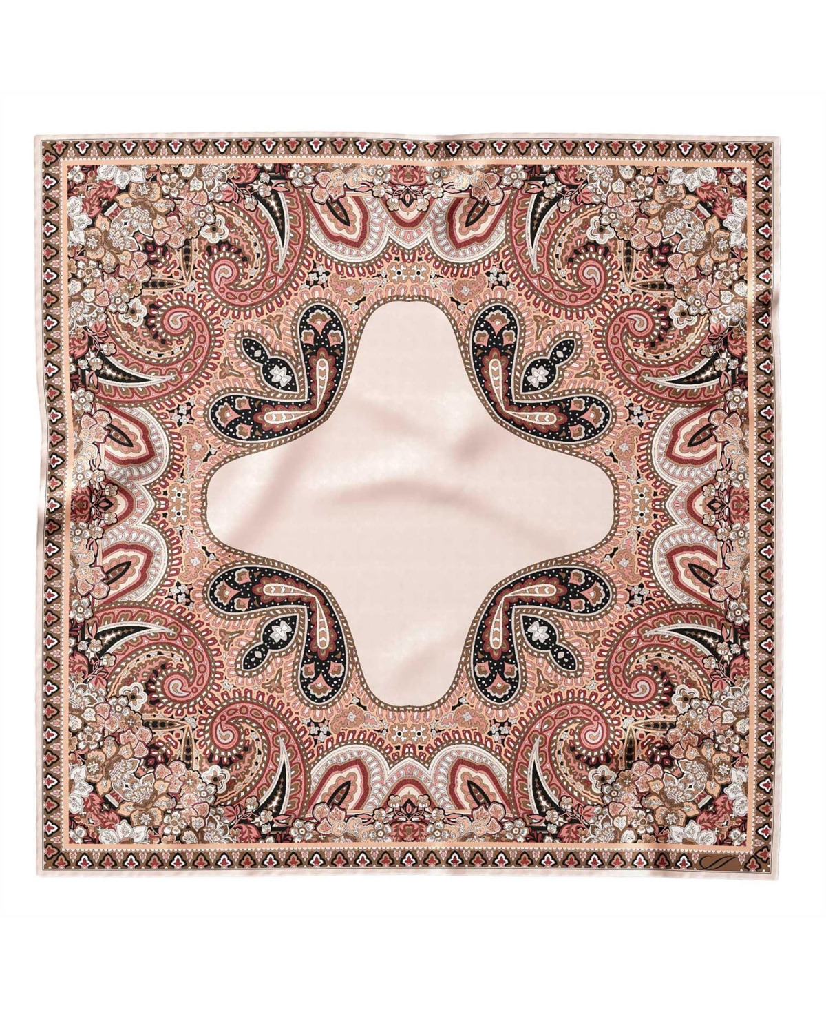 Men's Perugia - Silk Pocket Square for Men - Blush