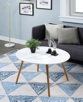  Oslo Round Coffee Table, Gray