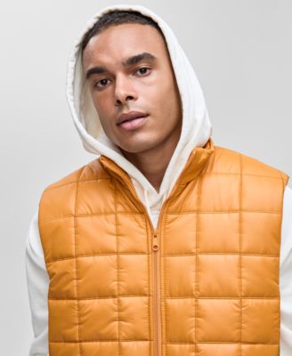 Men's Relaxed-Fit Square-Quilted Vest, Macy's Exclusive
