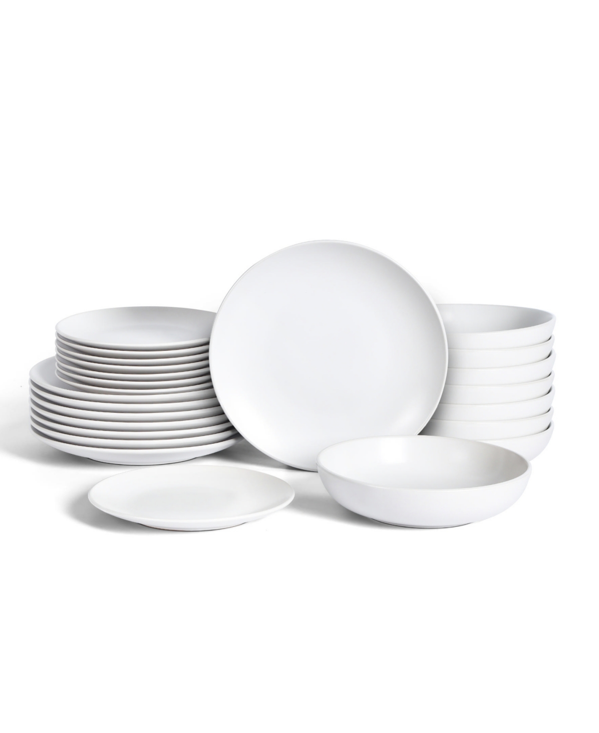 Mia 24 Pc. Dinnerware Set, Service for 8 - White