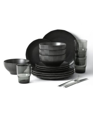 Rio 16 Pc. Dinnerware & Glassware Set, Service for 4