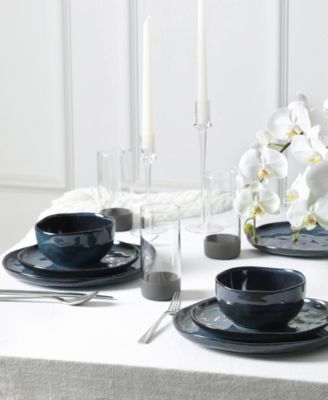 Mirella 16 Pc. Dinnerware & Glassware Set, Service for 4