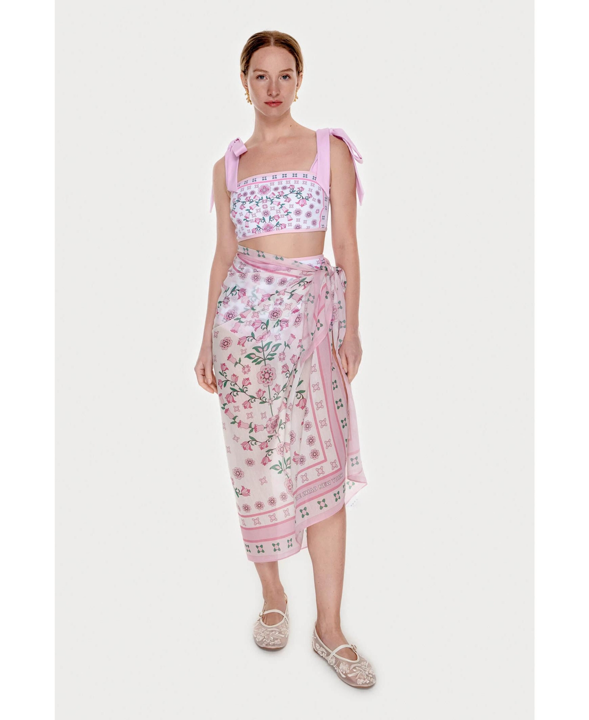 Women's Beach Sarong Wrap - Pink Blossom