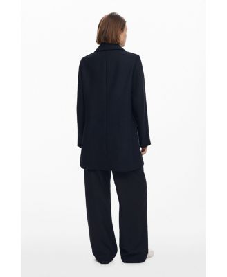 Women's Straight patchwork coat