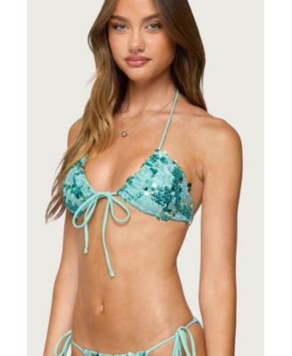 Women's Mirabella Sequin Bikini Top