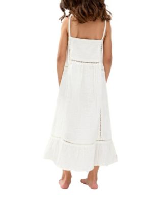 Eina Ladder Insert Embroidered Dress