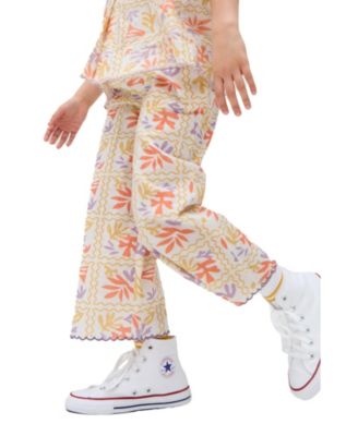 Gilly Scallop Edge Matisse Print Trouser