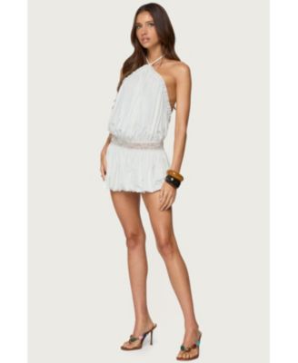 Women's Aida Backless Bubble Mini Dress