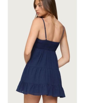 Women's Calley Scrunchy Tiered Mini Dress
