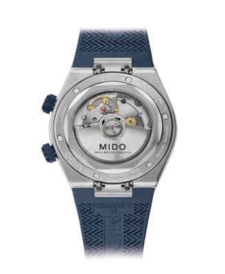 Unisex Multifort 8 Blue Rubber Swiss Automatic Watch, 40mm