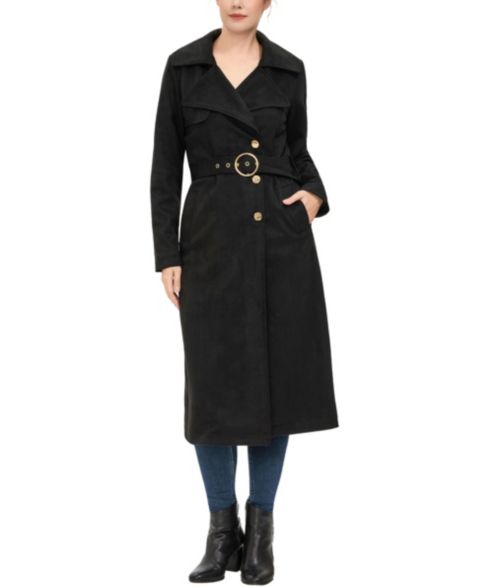 Женские куртки kimi + kai Women's Natalia Faux Suede Trench Coat