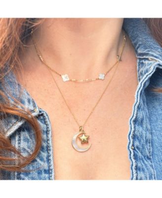 Gold Puffy Star Charm 14K Gold