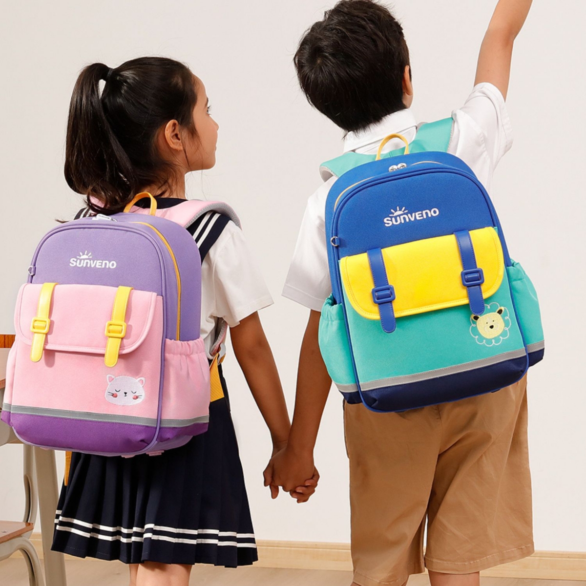 Sunveno Kids School Backpack Ergonomic Design