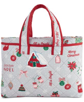 Holiday Icons 3-Pc. Quilt Tote Set, Twin, Exclusively for Macy’s