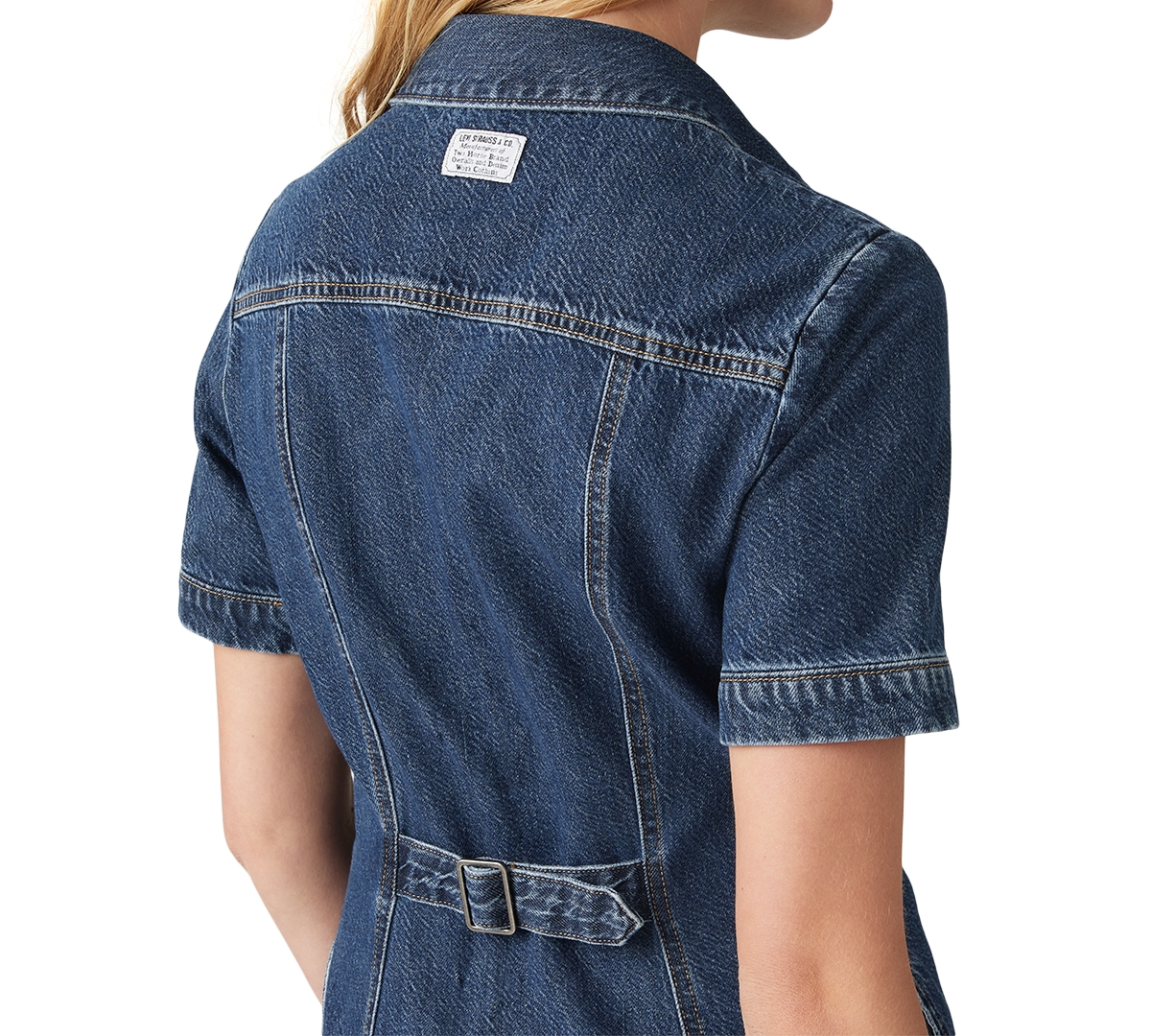 Levi's Women's Cotton Rinoa Denim Short-sleeve Dress