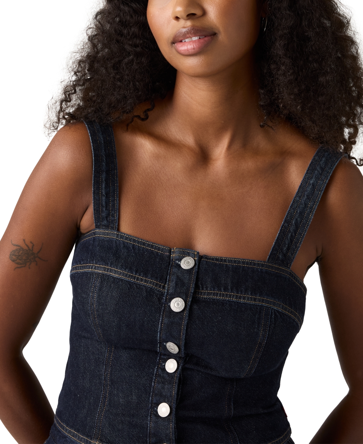 Levi's Women's Cotton Drea Denim Tank