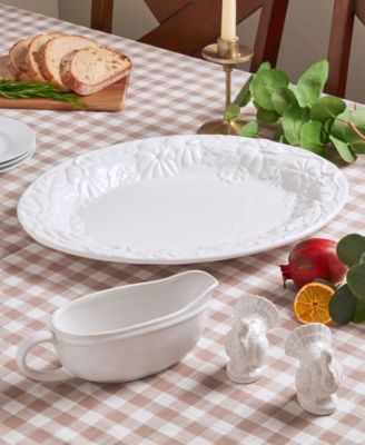 Haven Harvest Dinnerware Collection In White