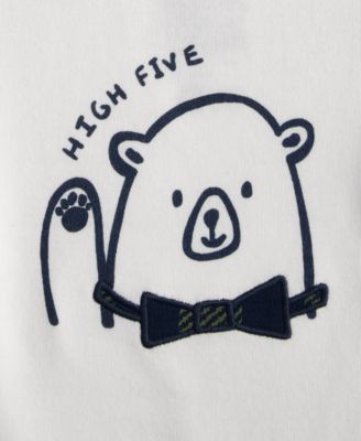 Baby Boys Mix and Match Short-Sleeve Bear Graphic T-Shirt