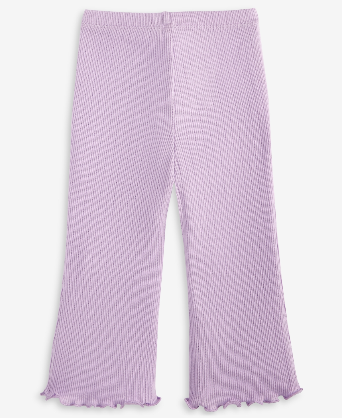 First Impressions Baby Girls Pointelle Flare Leggings In Purple
