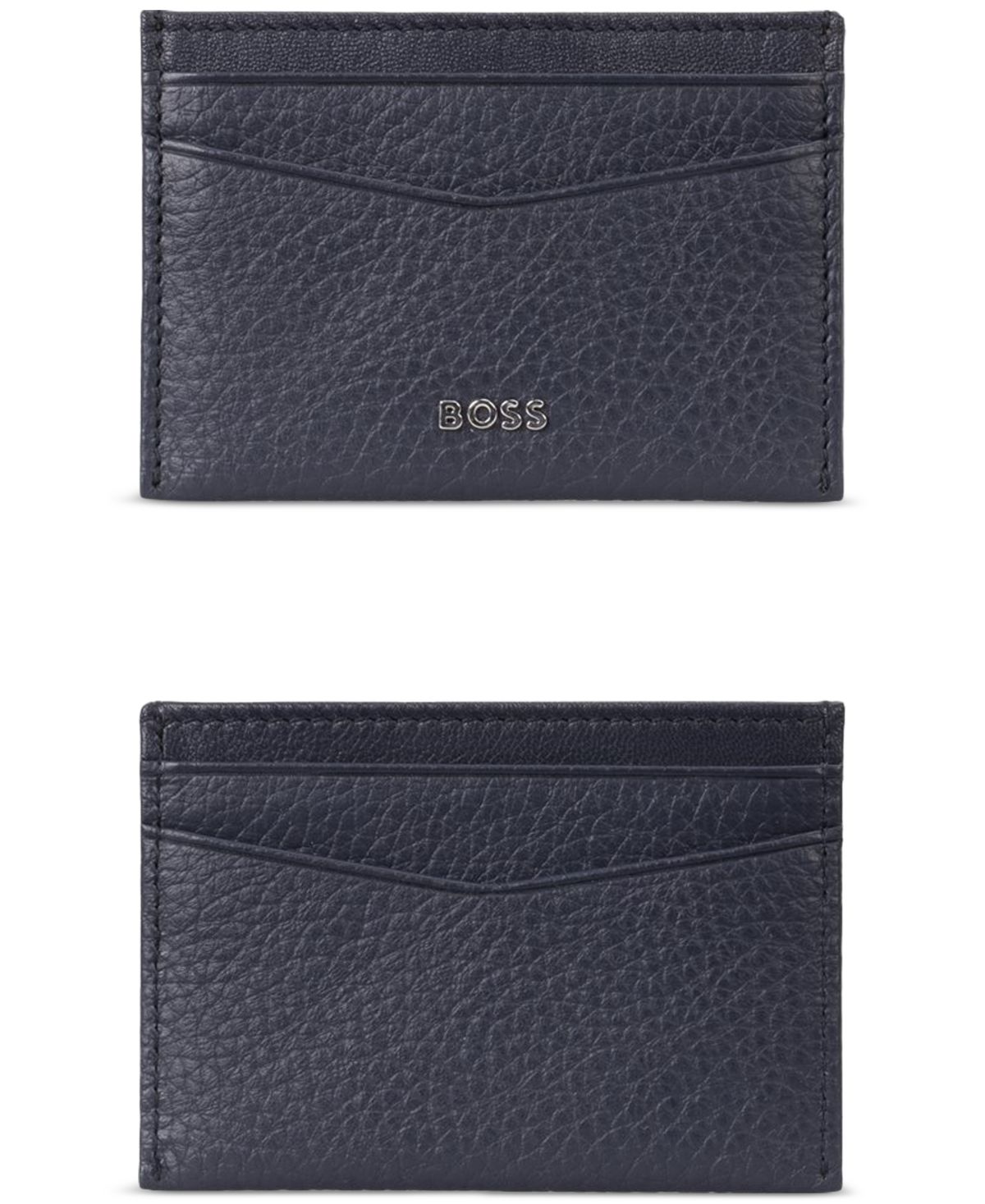 Мужской кожаный бумажник с логотипом