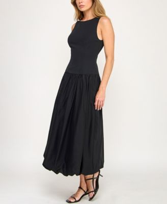 Juniors' Midi Bubble Skirt