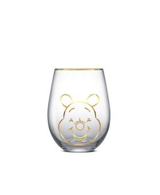Pooh Spirits Hero Faces Stemless Drinking Glasses, Set of 4