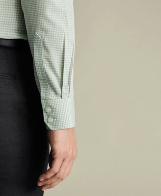Men's Non-Iron Gingham Dress Shirt