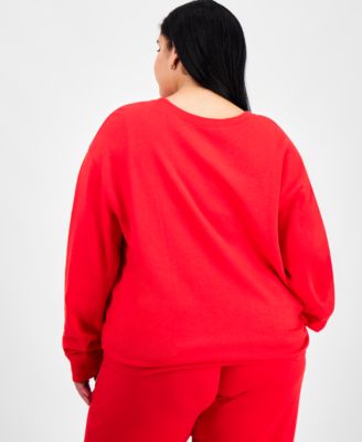 Trendy Plus Size Hello Kitty Holiday Sweatshirt