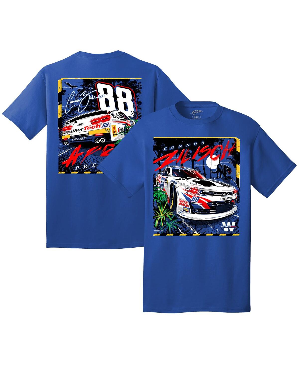 Men's Royal Connor Zilisch WeatherTech Car T-Shirt - Royal
